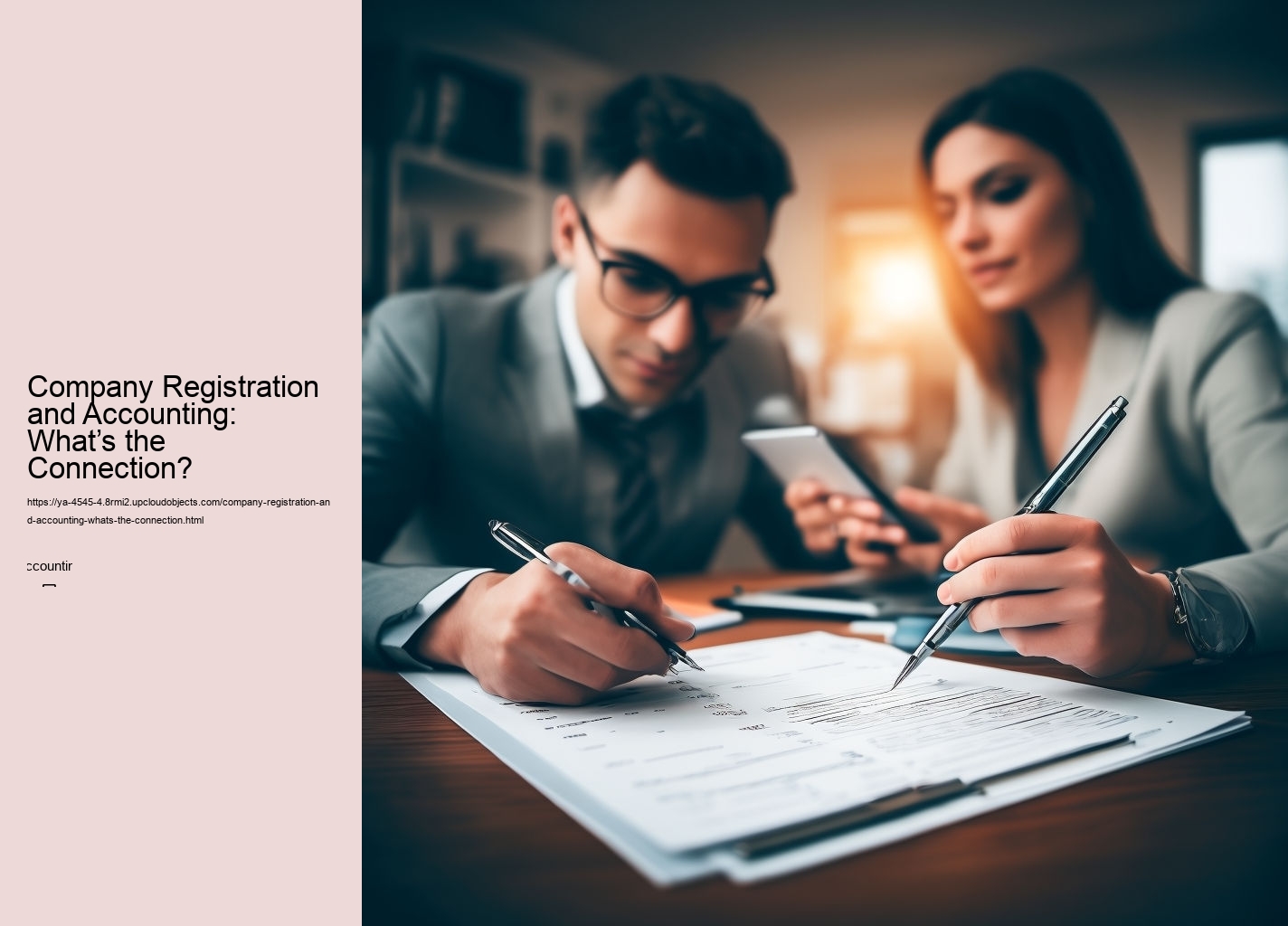 Company Registration and Accounting: What’s the Connection?